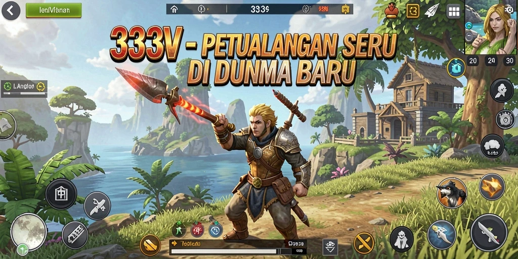Tangkapan layar 333V menampilkan aksi seru dalam petualangan yang mendebarkan.