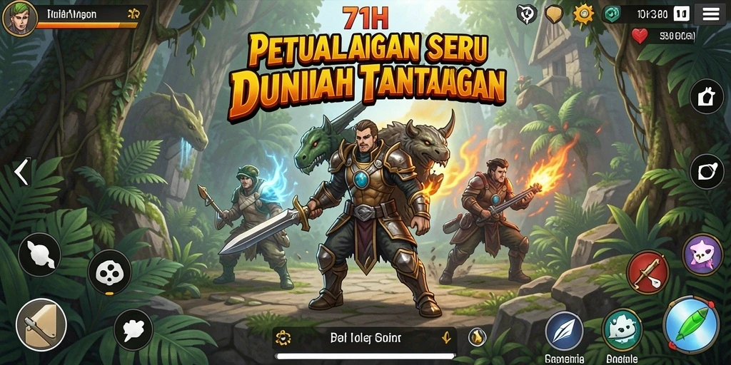 Tangkapan layar 71H menampilkan gameplay petualangan yang mendebarkan.