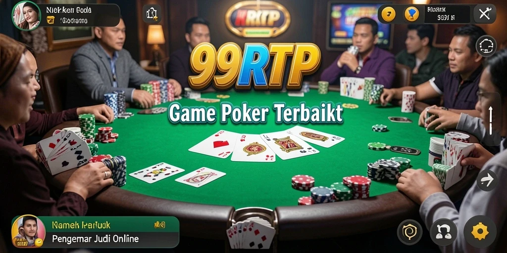 Tangkapan layar 99RTP menampilkan gameplay poker yang mendebarkan.