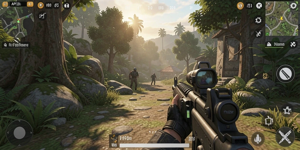 Gameplay seru API33 dengan aksi TPS yang mendebarkan.