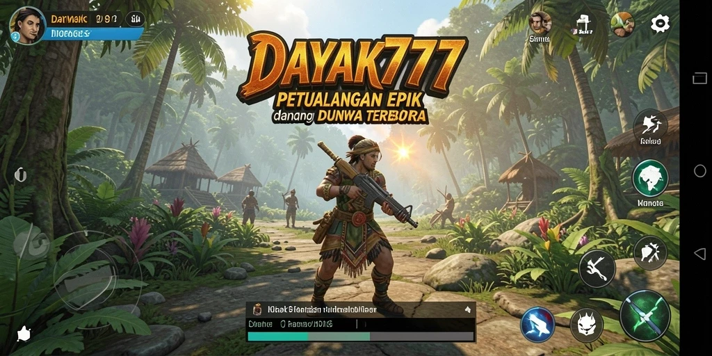 Tampilan gameplay yang menarik dalam dunia terbuka DAYAK777.