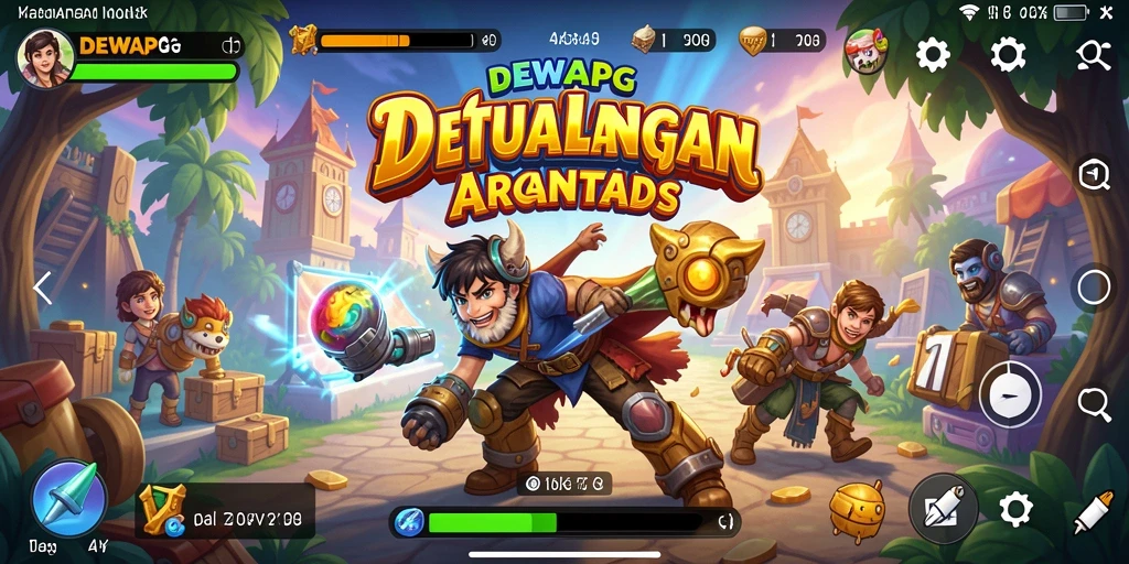 Screenshot DEWAPG menampilkan aksi gameplay Arcade yang seru dan dinamis.