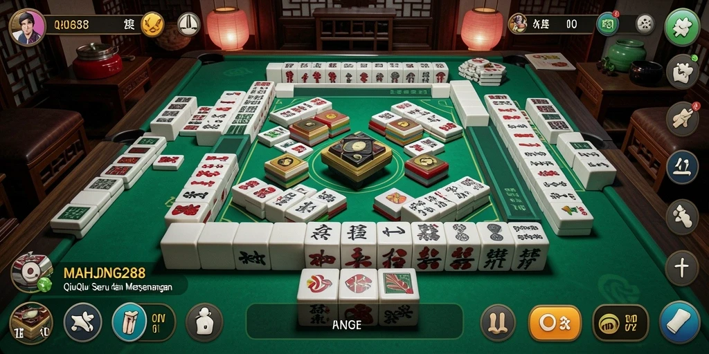 Tampilan gameplay QiuQiu yang menarik dan interaktif.