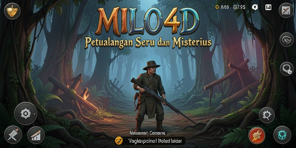 Tampilan gameplay seru dari MILO4D dengan misi petualangan yang menegangkan.