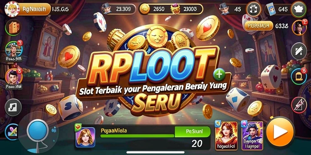 Tampilan gameplay RPLOOT yang memukau dengan efek visual menawan.