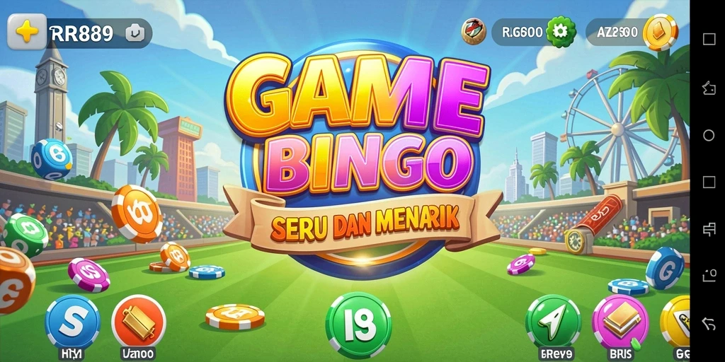 Tampilan gameplay Bingo yang mendebarkan di RR89.