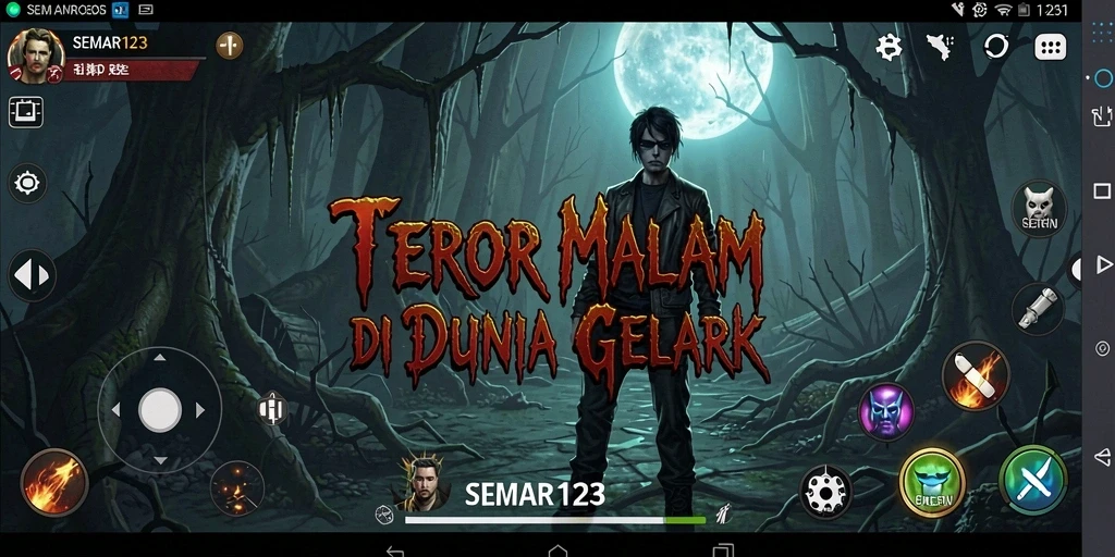 Gameplay SEMAR123 menampilkan suasana Horror yang mencekam.