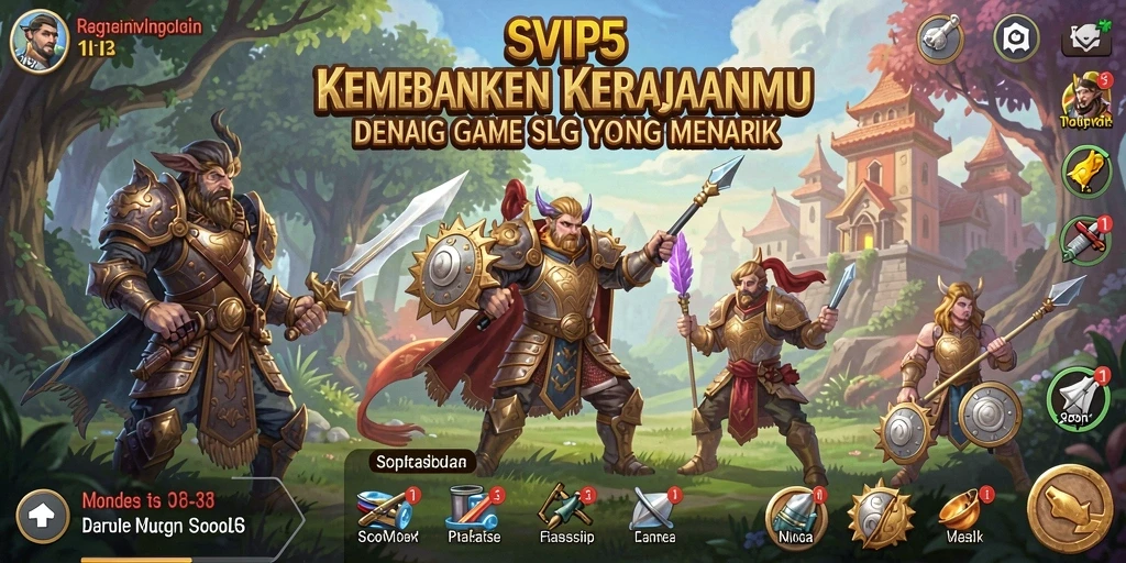 Tangkap momen seru dalam gameplay SLG SVIP5.