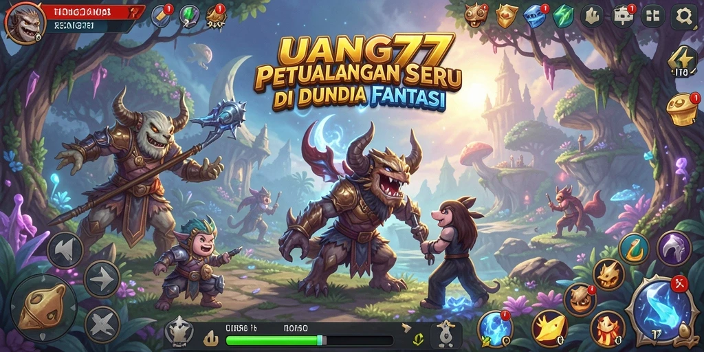 Tampilan gameplay UANG77 yang menakjubkan dalam petualangan seru.