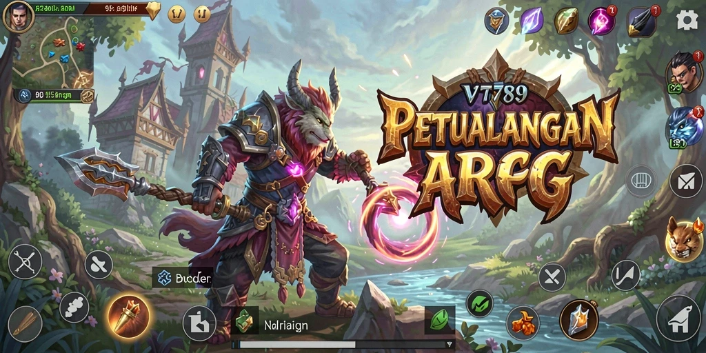 Tampilan gameplay seru dalam petualangan ARPG VT789.