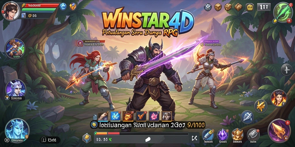Gameplay seru dan menantang di dunia fantasi RPG.