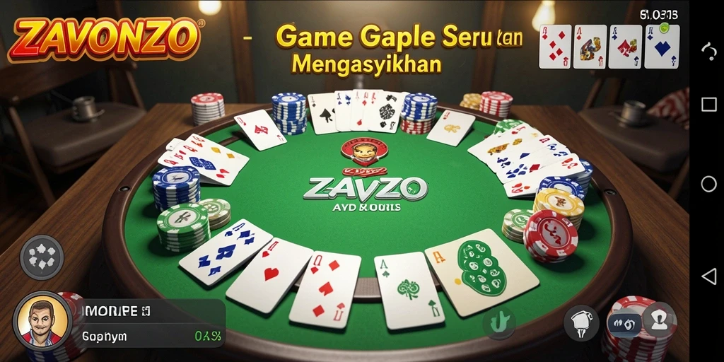 Tampilan gameplay ZAVONZO yang menarik dan interaktif.